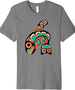 Pacific Northwest Orca Whale Native American Haida Tribal Premium T-Shirt