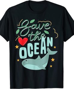 Save The Ocean Keep The Sea Plastic Free Orcas T-Shirt