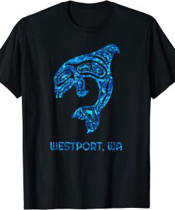 Westport Washington Native American Indian Orca Killer Whale T-Shirt