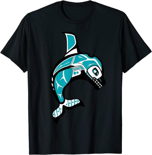 Native American Indian Killer Whale Orca Pacific Northwest T-Shirt