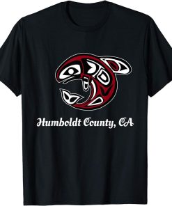 Native American Humboldt County CA Tribal Orca Killer Whale T-Shirt