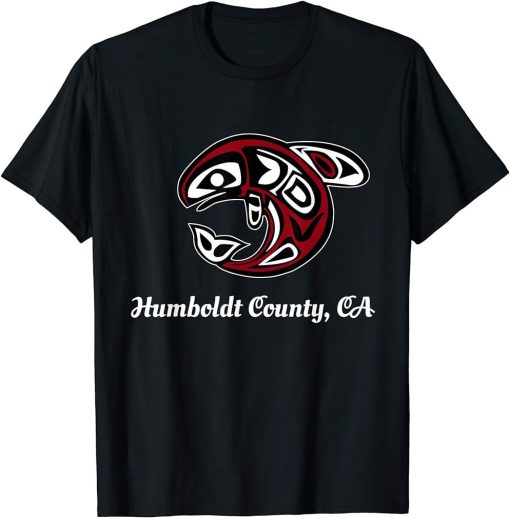 Native American Humboldt County CA Tribal Orca Killer Whale T-Shirt